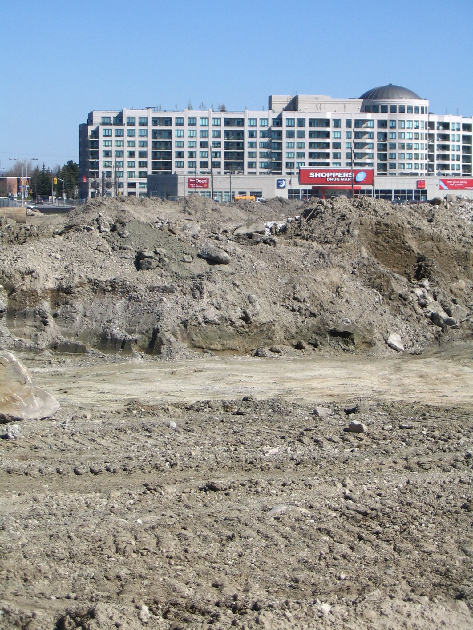 Looking north to new SDM.